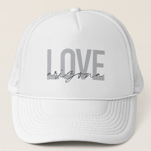 Eenvoudig, modern, stedelijk, cool design Love Ari Trucker Pet (Voorkant)