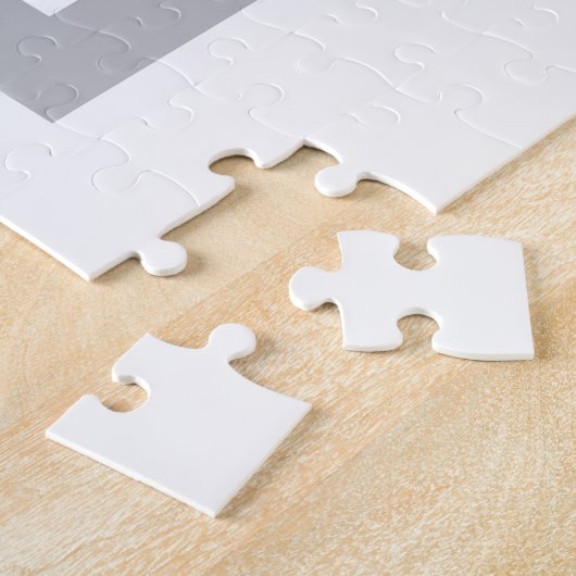 Eenvoudig, modern, stedelijk, cool design Love Mem Legpuzzel (Zijkant)