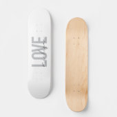 Eenvoudig, modern, stedelijk, cool design Love Mic Persoonlijk Skateboard (Voorkant)