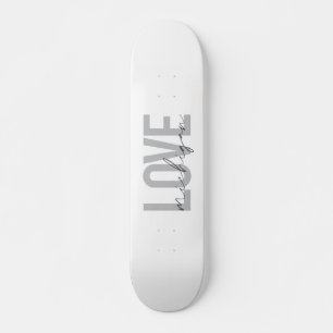 Eenvoudig, modern, stedelijk, cool design Love Mic Persoonlijk Skateboard