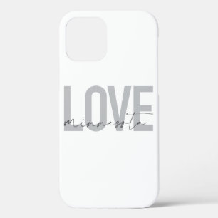Eenvoudig, modern, stedelijk, cool design Love Min Case-Mate iPhone Case
