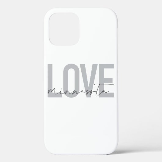 Eenvoudig, modern, stedelijk, cool design Love Min Case-Mate iPhone Case (Achterkant)