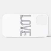 Eenvoudig, modern, stedelijk, cool design Love Min Case-Mate iPhone Case (Achterkant (horizontaal))