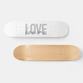 Eenvoudig, modern, stedelijk, cool design van Love Persoonlijk Skateboard (Horizontaal)