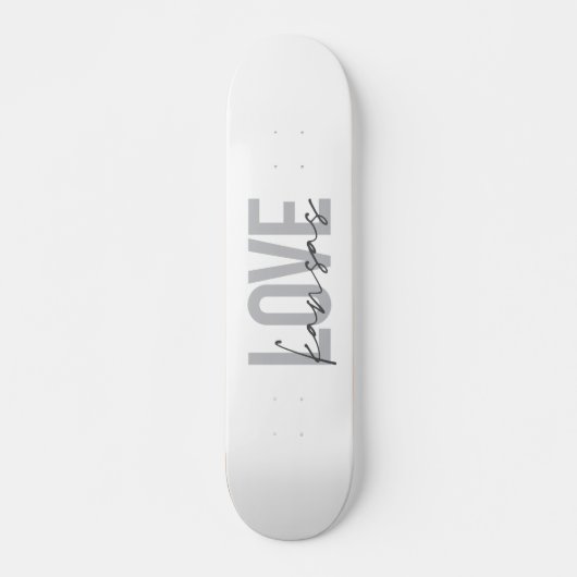 Eenvoudig, modern, stedelijk, cool design van Love Persoonlijk Skateboard (Voorkant)