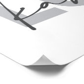 Eenvoudig, modern, stedelijk, cool design van Love Poster (Hoek)