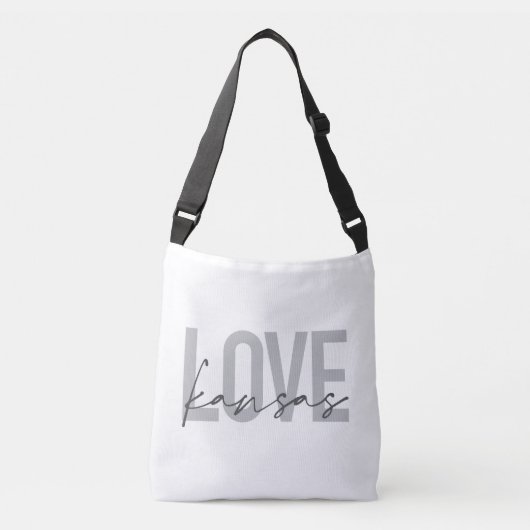 Eenvoudig, modern, stedelijk, cool ontwerp van Lov Crossbody Tas (Voorkant)