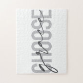 Eenvoudig, modern, stedelijk, koel ontwerp Kies vo Legpuzzel (Verticaal)