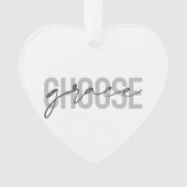 Eenvoudig, modern, stedelijk, koel ontwerp Kies vo Ornament (voorkant)