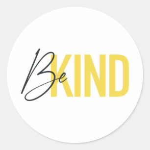 Eenvoudig, modern, stijlvol, levendig design in de ronde sticker