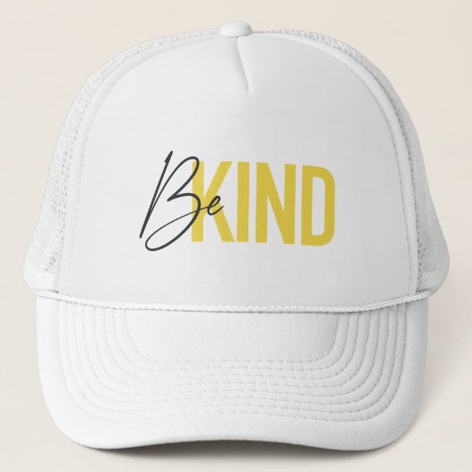 Eenvoudig, modern, stijlvol, levendig design in de trucker pet (Voorkant)