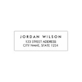 Eenvoudig modern thuisadres  zelfinktende stempel (Design)