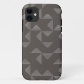 Eenvoudig, modern, trendgeometrisch grafisch patro Case-Mate iPhone case (Achterkant)