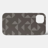 Eenvoudig, modern, trendgeometrisch grafisch patro Case-Mate iPhone case (Achterkant (horizontaal))