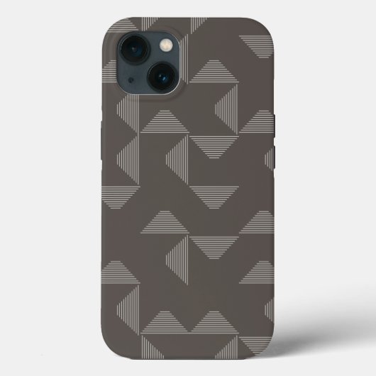 Eenvoudig, modern, trendgeometrisch grafisch patro Case-Mate iPhone case (Achterkant)