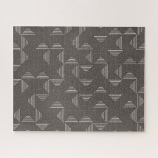 Eenvoudig, modern, trendgeometrisch grafisch patro legpuzzel (Horizontaal)