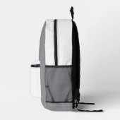 Eenvoudig Modern Ultimate Silver Bedrukte Rugzak (Rechts)