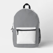 Eenvoudig Modern Ultimate Silver Bedrukte Rugzak (Voorkant)
