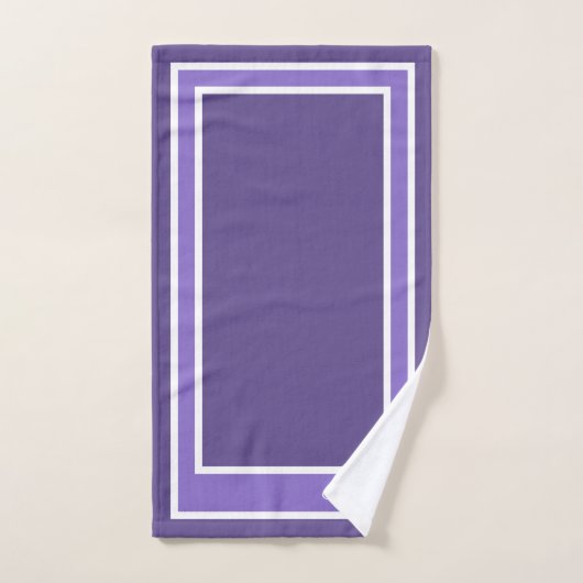 Eenvoudig modern ultraviolet bad handdoek (Handdoek)