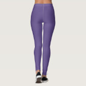 Eenvoudig modern ultraviolet leggings (Achterkant)