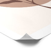 Eenvoudig modern ventilatorblaasje op een ventilat poster (Hoek)