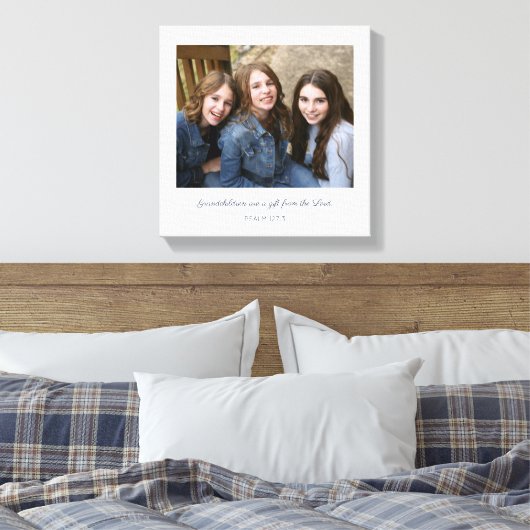 Eenvoudig modern vers | Kleinkinderen Foto Canvas Afdruk (Insitu (Slaapkamer))