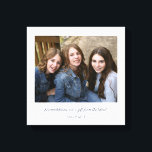 Eenvoudig modern vers | Kleinkinderen Foto Canvas Afdruk<br><div class="desc">Dit eenvoudige,  moderne fotocanvas heeft een fotosjabloon en een vers met de tekst: "Kleinkinderen zijn een geschenk van de Heer." U kunt de tekst aanpassen,  indien gewenst,  voor elk gebruik!</div>