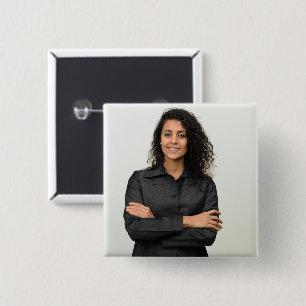 Eenvoudig Modern Vierkant Foto 2 inch Vierkante Button 5,1 Cm