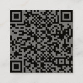 Eenvoudig modern vierkante visitekaartje (Achterkant)