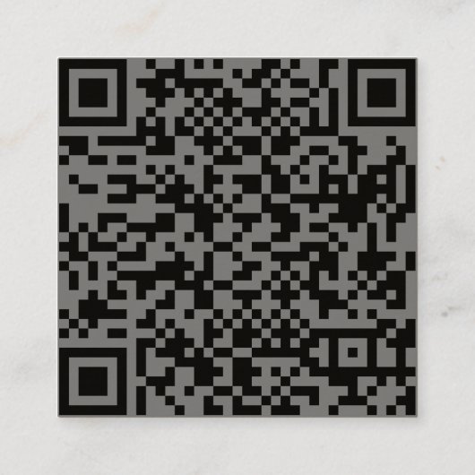 Eenvoudig modern vierkante visitekaartje