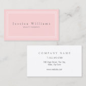 Eenvoudig Modern Visitekaartje (Voorkant / Achterkant)