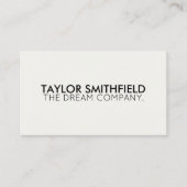 Eenvoudig modern visitekaartje (Voorkant)