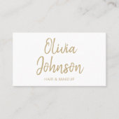 Eenvoudig modern Visitekaartje met lange adem (Voorkant)