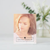 Eenvoudig, modern, volledig foto-Afstuderen Briefkaart (Staand voorkant)