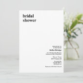 Eenvoudig modern Vrijgezellenfeest Kaart (Staand voorkant)