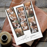 Eenvoudig Modern Wat een Jaar Fotocollage Kerstmis Feestdagenkaart<br><div class="desc">Eenvoudig Modern Wat een Jaar Fotocollage Kerstvakantie Kaart. Klik op de knop Bewerken om uw gegevens aan te passen.</div>