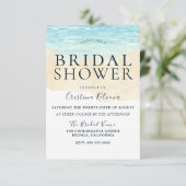 Eenvoudig modern Waterverf Beach Vrijgezellenfeest Kaart (Staand voorkant)