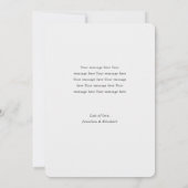 Eenvoudig Modern We Bied de knoop Foto Elopement Aankondiging (Achterkant)