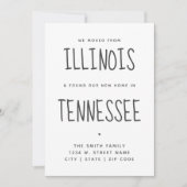 Eenvoudig modern We hebben nieuwe thuisstaat verpl Aankondiging (Voorkant)