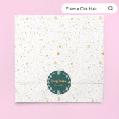 Eenvoudig Modern Wit Goud Sneeuwvlok Elegant Tissuepapier