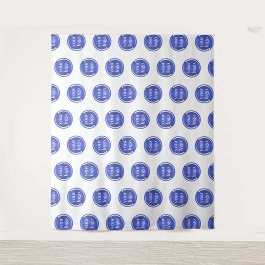 Eenvoudig modern zakelijk professioneel logo wandkleed (Voorkant)