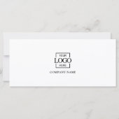 Eenvoudig Modern Zakelijk QR-code Cadeaubon (Achterkant)