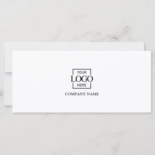 Eenvoudig Modern Zakelijk QR-code Cadeaubon (Achterkant)