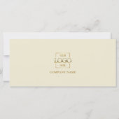 Eenvoudig Modern Zakelijk QR-code Cadeaubon (Achterkant)