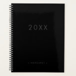 Eenvoudig, modern, zwart, persoonlijk planner<br><div class="desc">Eenvoudige,  moderne,  zwarte,  persoonlijke planner</div>
