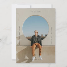 Eenvoudig Modern Zwart Typografisch Afstuderen Fot