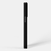 Eenvoudig modern zwart wit aangepaste script naam iPhone hoesje (Rechterkant)