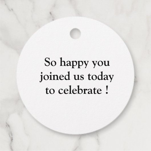 Eenvoudig Modern Zwart & Wit Afstuderen Dank u lab Bedankjes Labels (Achterkant)