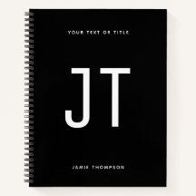 Eenvoudig modern zwart-wit minimalistisch zwart-wi