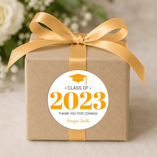 Eenvoudig Moderne 20__ Afstudeercadeau Sticker